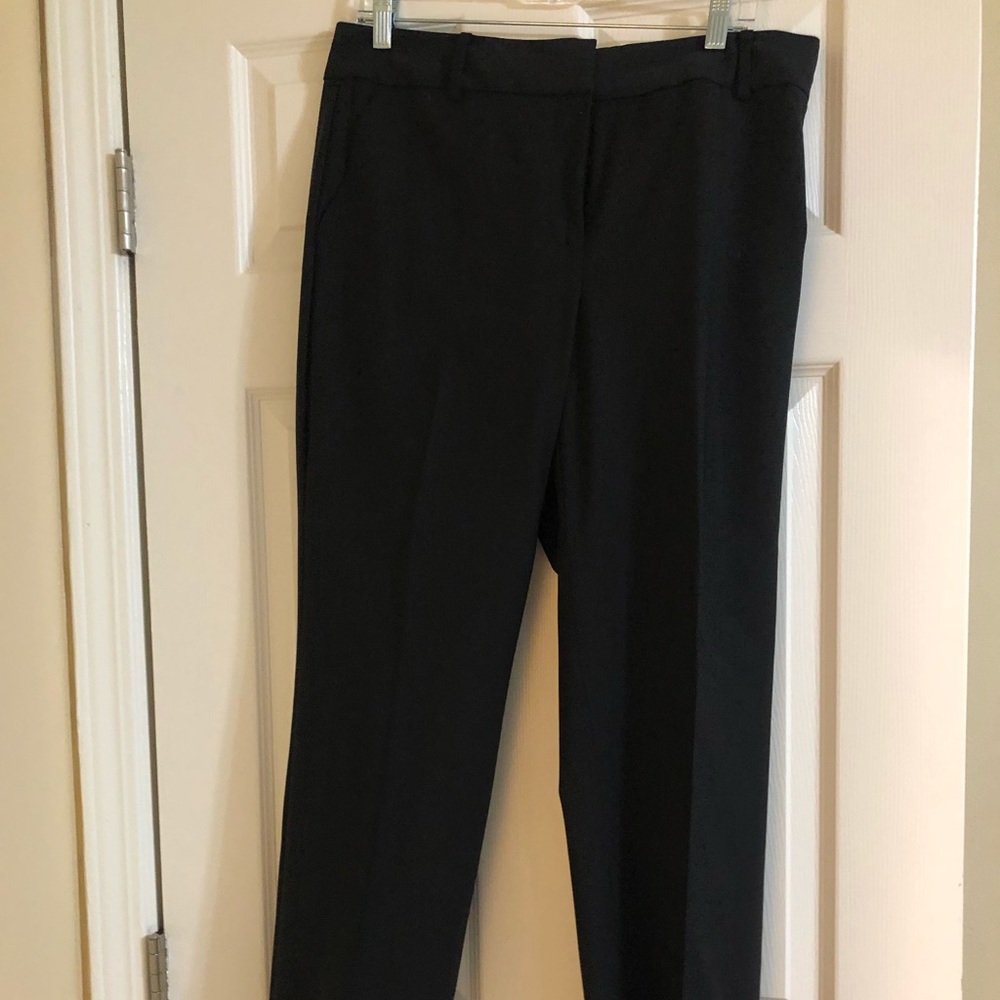 Black Talbots slacks.